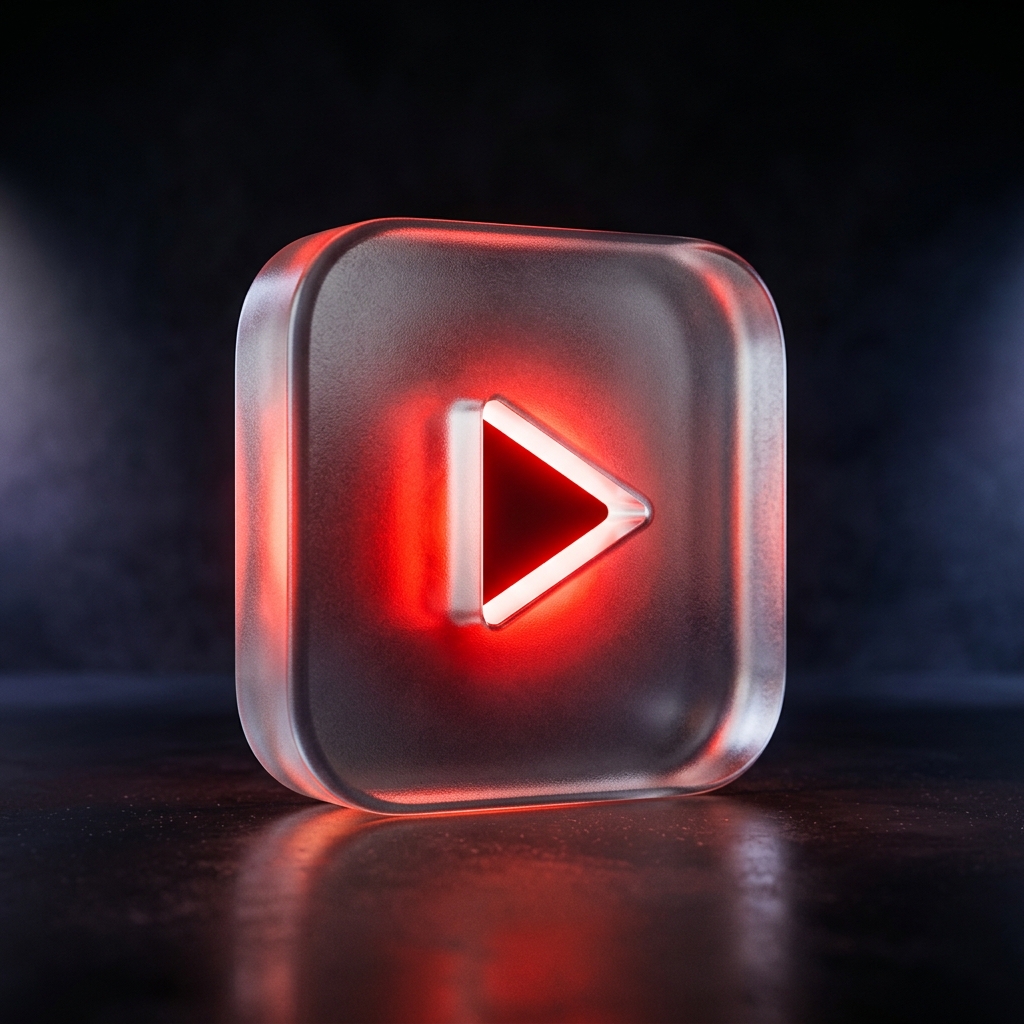 YouTube Glass Icon